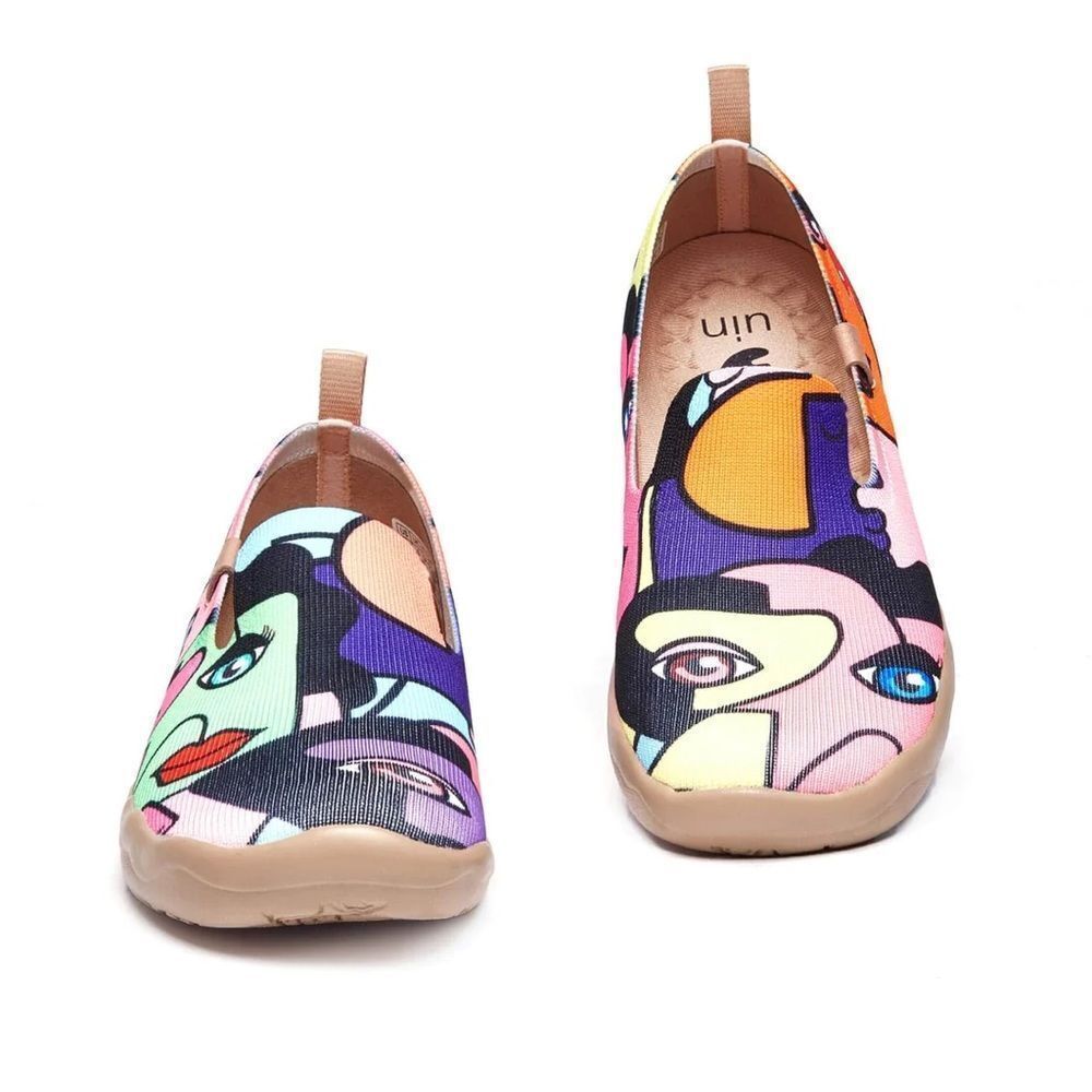 UIN Women's Slip Ons Loafers Comfort Casual Shoes (Barcelona Who I Am)No Box - Picture 4 of 12